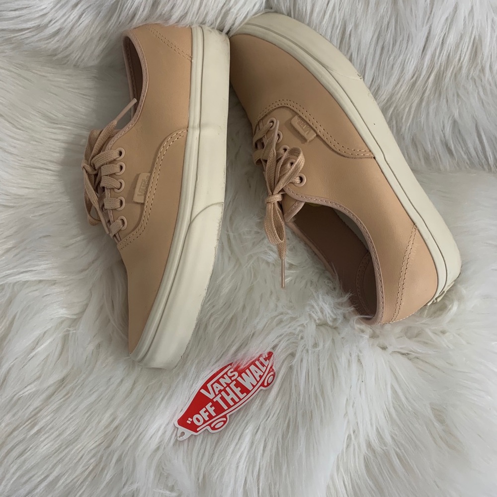 Nude can shoes leather pink size 7
